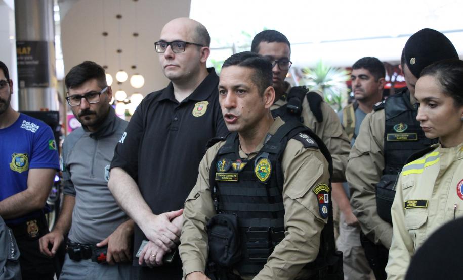 PMPR e Forças de Segurança Intensificam Ações de Proteção à Mulher durante evento da SESP no Shopping Estação