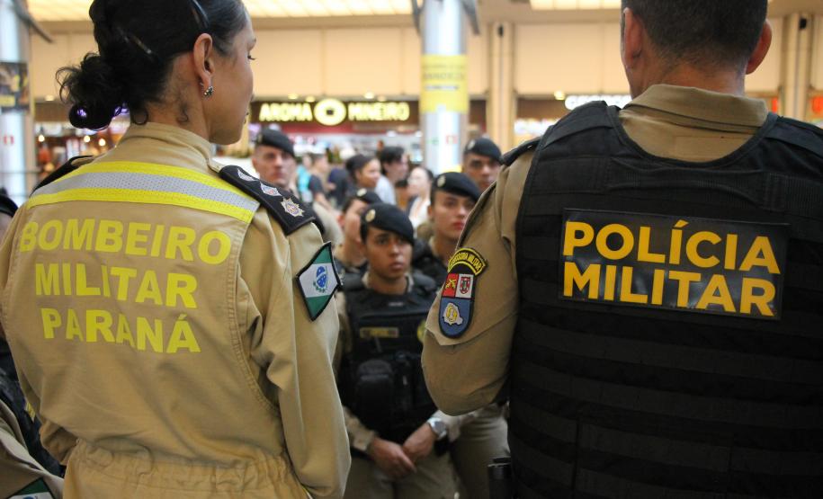 PMPR e Forças de Segurança Intensificam Ações de Proteção à Mulher durante evento da SESP no Shopping Estação