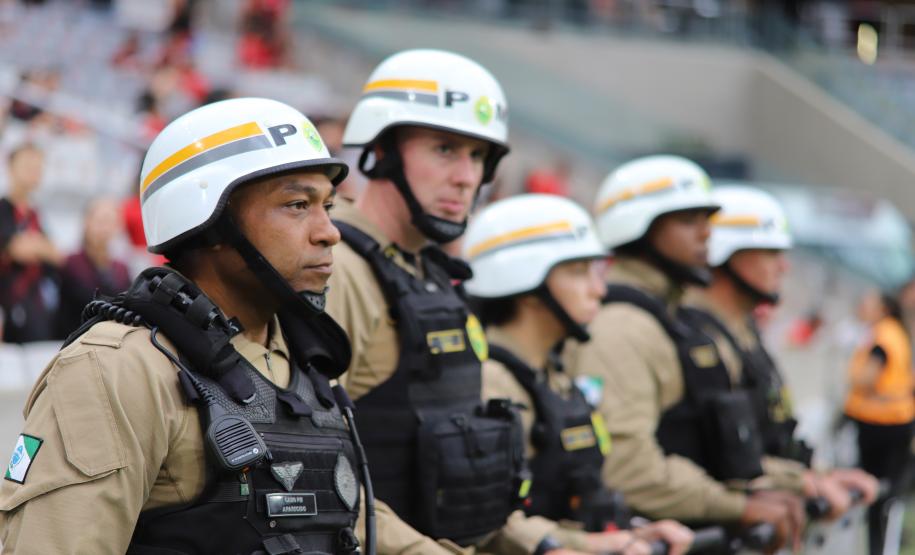 A atuação da PMPR teve início ainda nas primeiras horas da manhã, com reforço no policiamento desde as 8h até as 22H