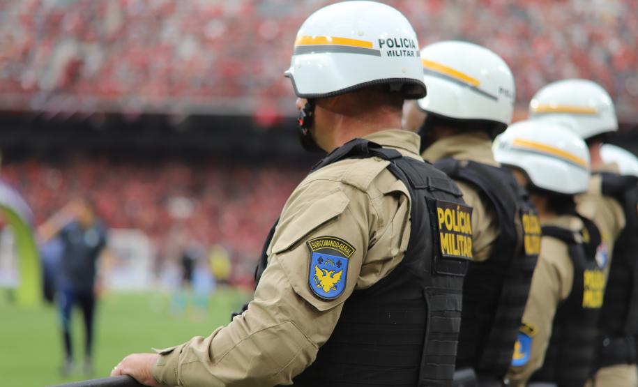 A atuação da PMPR teve início ainda nas primeiras horas da manhã, com reforço no policiamento desde as 8h até as 22H