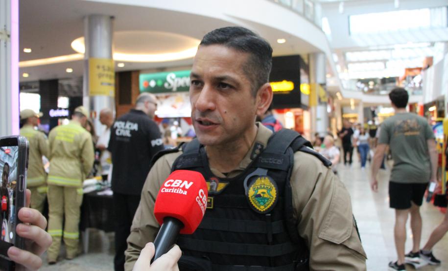 PMPR e Forças de Segurança Intensificam Ações de Proteção à Mulher durante evento da SESP no Shopping Estação
