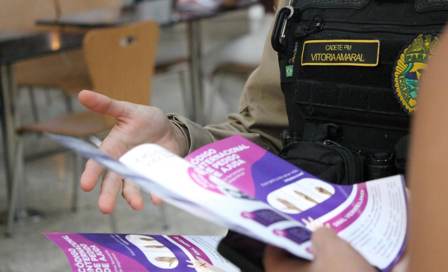 PMPR e Forças de Segurança Intensificam Ações de Proteção à Mulher durante evento da SESP no Shopping Estação