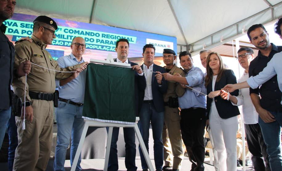 A PMPR inaugura nova sede do 7° Comando Regional de Polícia Militar