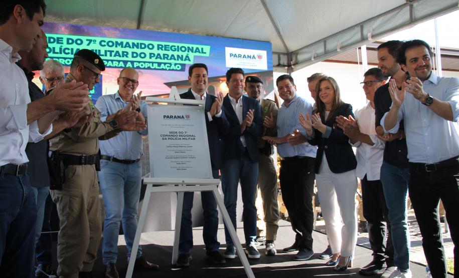 A PMPR inaugura nova sede do 7° Comando Regional de Polícia Militar