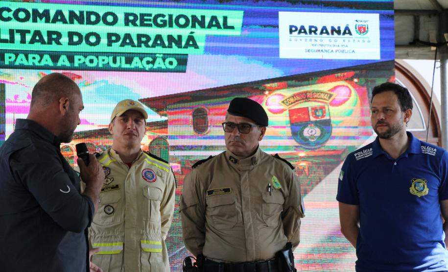 A PMPR inaugura nova sede do 7° Comando Regional de Polícia Militar
