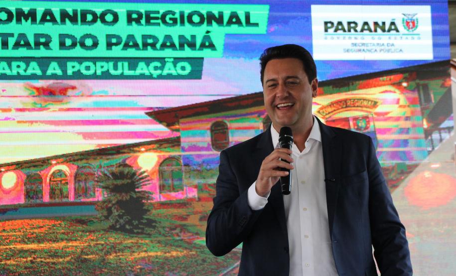 A PMPR inaugura nova sede do 7° Comando Regional de Polícia Militar