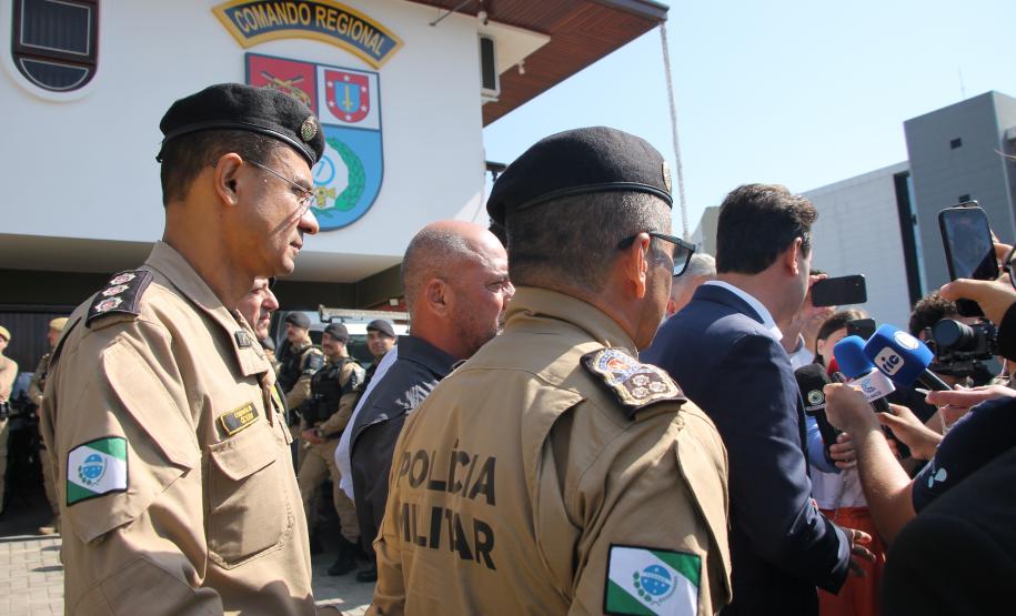 A PMPR inaugura nova sede do 7° Comando Regional de Polícia Militar