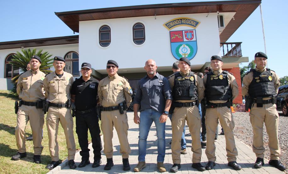 A PMPR inaugura nova sede do 7° Comando Regional de Polícia Militar