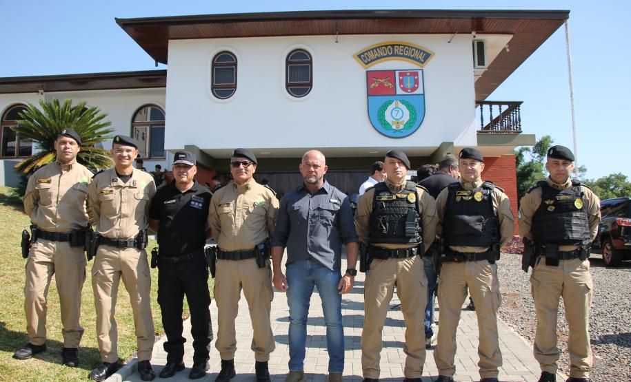 A PMPR inaugura nova sede do 7° Comando Regional de Polícia Militar