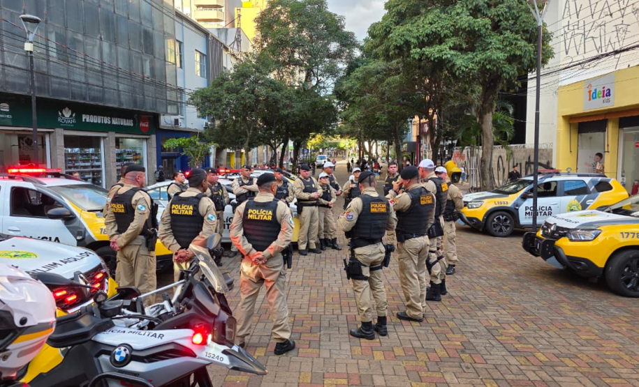 PMPR detém 114 pessoas e apreende mais de R$ 12 mil durante Operação Páscoa