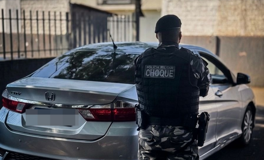 PMPR prende homem com veículo furtado e adulterado em Maringá