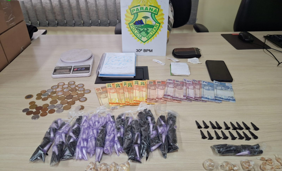 PMPR prende homem por tráfico e apreende cocaína e crack em Jataizinho