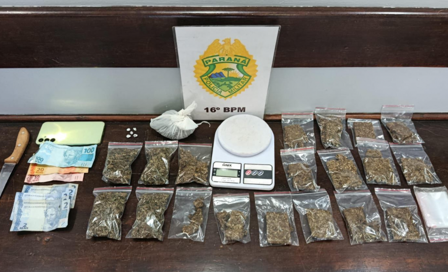 PMPR prende homem por tráfico de drogas em Guarapuava