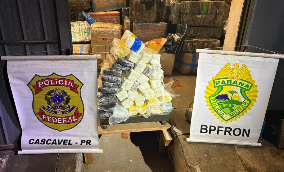 PMPR apreende 43 quilos de cocaína durante ação integrada em Cascavel