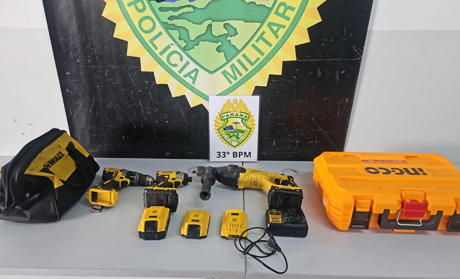 PMPR prende homem por furto qualificado e recupera ferramentas em Curitiba