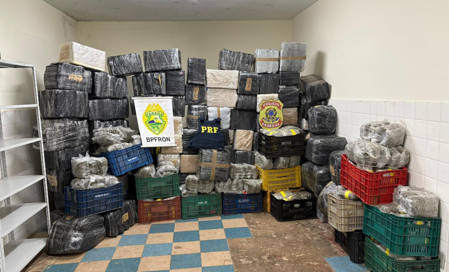 PMPR causa prejuízo de R$ 6,4 milhões com apreensão de mais de 2,5 toneladas de drogas em Guarapuava
