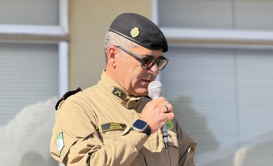 A Polícia Militar do Paraná (PMPR) realizou, na tarde desta quarta-feira (27), a solenidade de entrega de comando do 15º Batalhão de Polícia Militar (15º BPM)