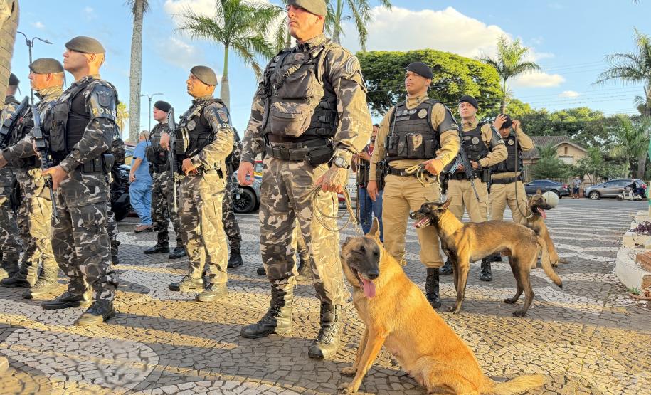 A Operação Sinergia IV integra as ações da Missão Paraná, estratégia do Governo do Estado voltada à descentralização das políticas públicas de segurança