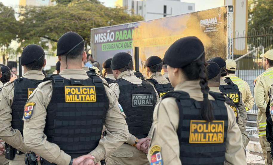 A Operação Sinergia IV integra as ações da Missão Paraná, estratégia do Governo do Estado voltada à descentralização das políticas públicas de segurança
