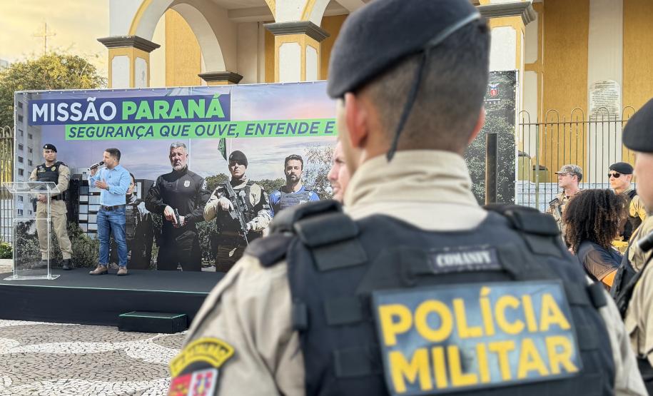 A Operação Sinergia IV integra as ações da Missão Paraná, estratégia do Governo do Estado voltada à descentralização das políticas públicas de segurança