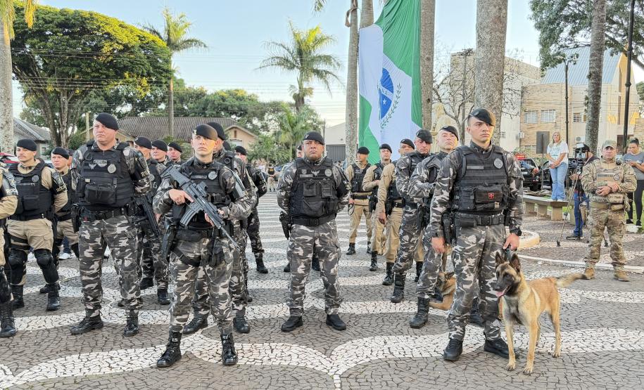A Operação Sinergia IV integra as ações da Missão Paraná, estratégia do Governo do Estado voltada à descentralização das políticas públicas de segurança