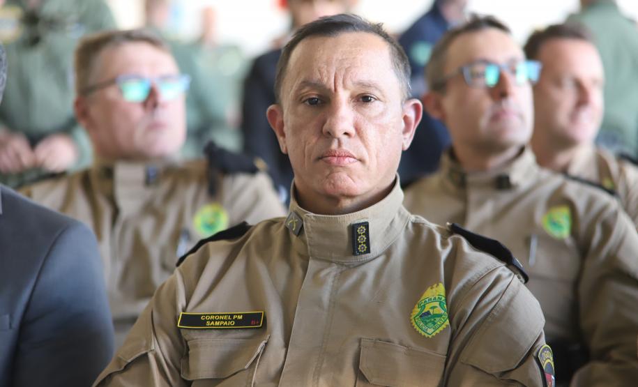 Na ocasião, o tenente-coronel Andrey Müller Iark transmitiu a função ao tenente-coronel Márcio Valim de Souza