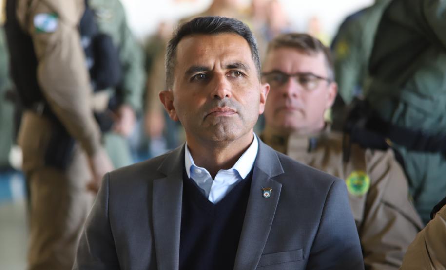 Na ocasião, o tenente-coronel Andrey Müller Iark transmitiu a função ao tenente-coronel Márcio Valim de Souza
