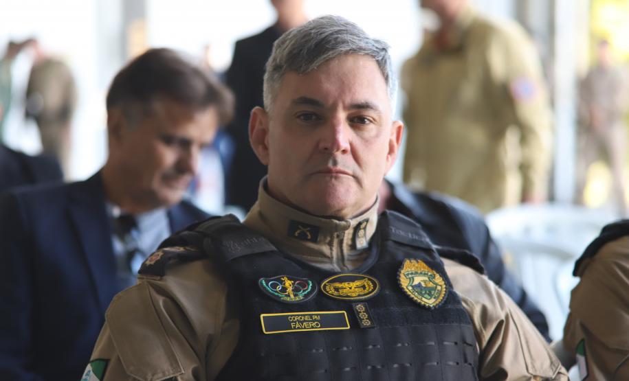 Na ocasião, o tenente-coronel Andrey Müller Iark transmitiu a função ao tenente-coronel Márcio Valim de Souza