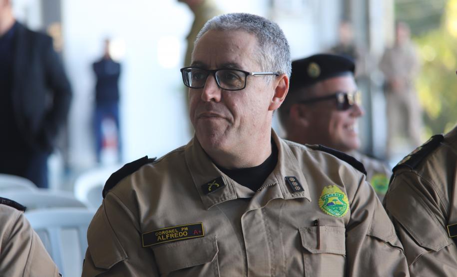 Na ocasião, o tenente-coronel Andrey Müller Iark transmitiu a função ao tenente-coronel Márcio Valim de Souza