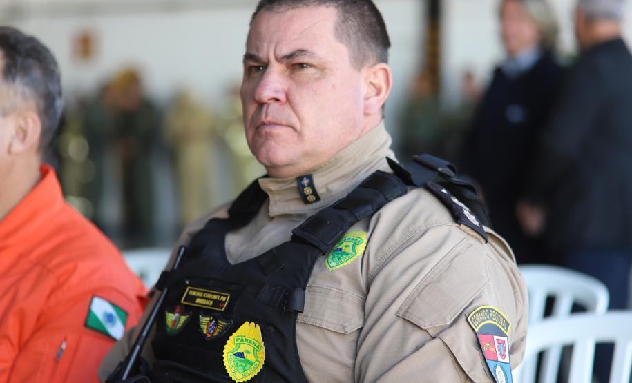 Na ocasião, o tenente-coronel Andrey Müller Iark transmitiu a função ao tenente-coronel Márcio Valim de Souza