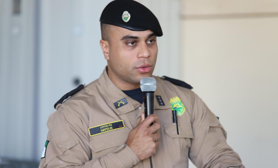 Na ocasião, o tenente-coronel Andrey Müller Iark transmitiu a função ao tenente-coronel Márcio Valim de Souza