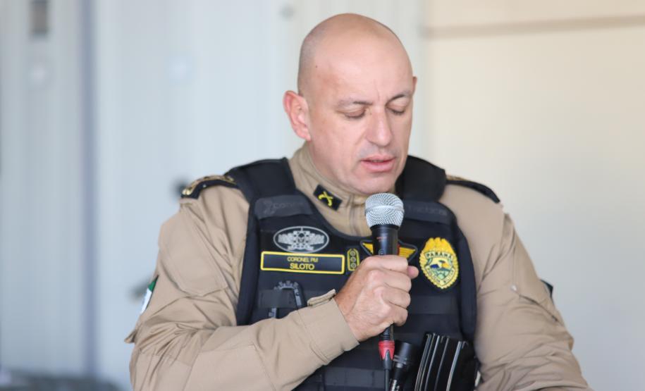 Na ocasião, o tenente-coronel Andrey Müller Iark transmitiu a função ao tenente-coronel Márcio Valim de Souza