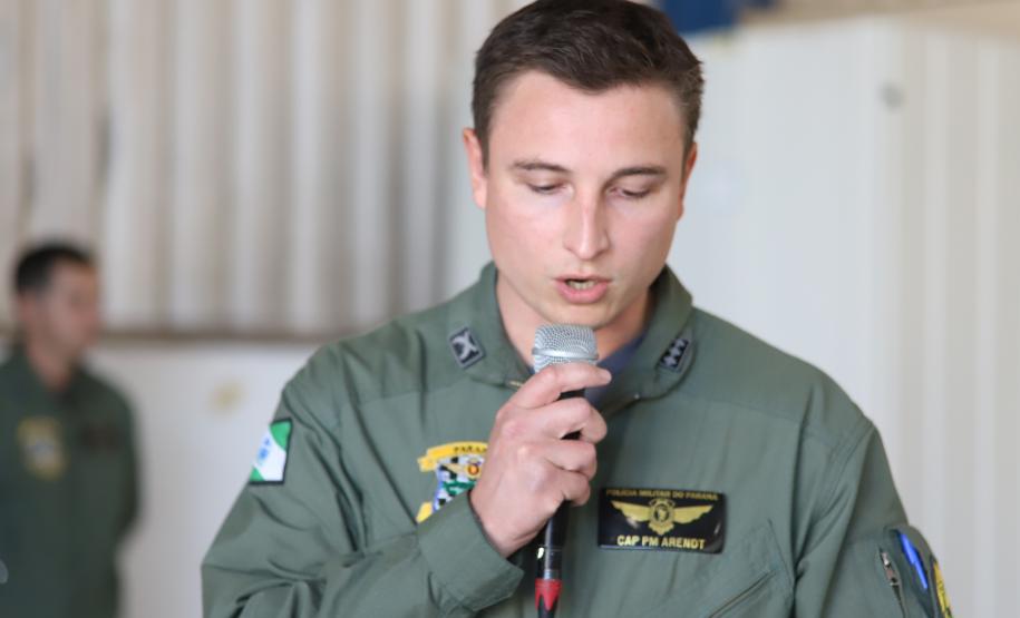 Na ocasião, o tenente-coronel Andrey Müller Iark transmitiu a função ao tenente-coronel Márcio Valim de Souza