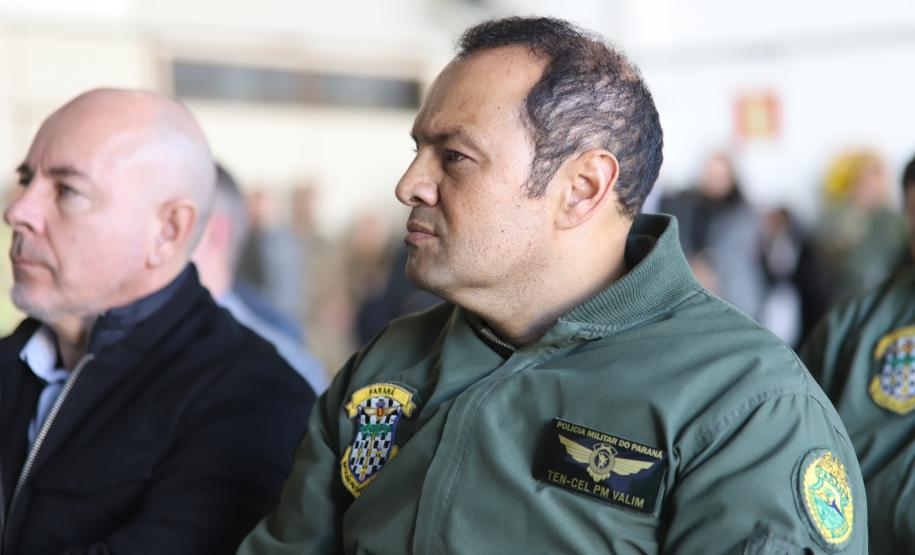 Na ocasião, o tenente-coronel Andrey Müller Iark transmitiu a função ao tenente-coronel Márcio Valim de Souza