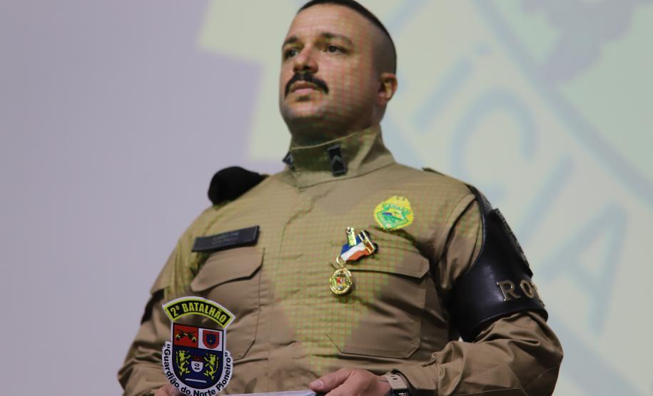 Durante a solenidade, foram entregues a Medalha “Guardião do Norte Pioneiro” e a Medalha Policial Militar