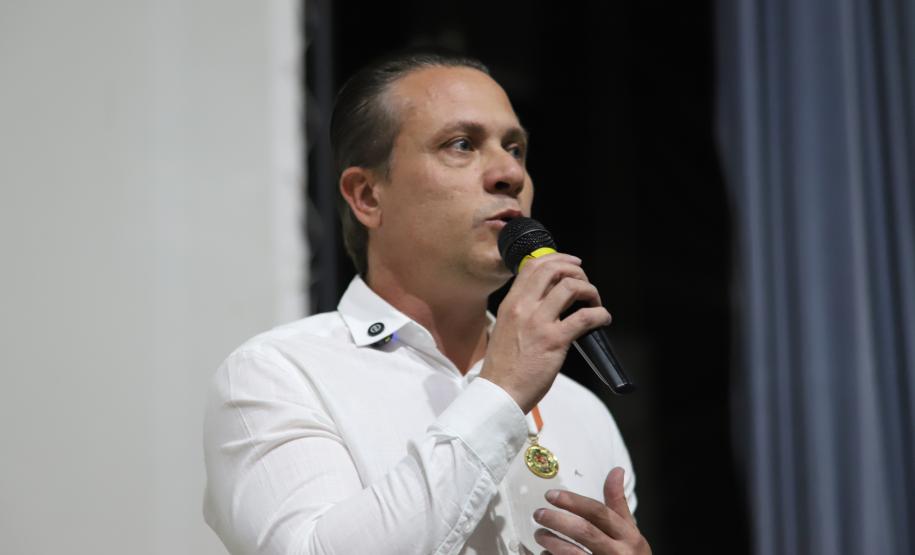Durante a solenidade, foram entregues a Medalha “Guardião do Norte Pioneiro” e a Medalha Policial Militar
