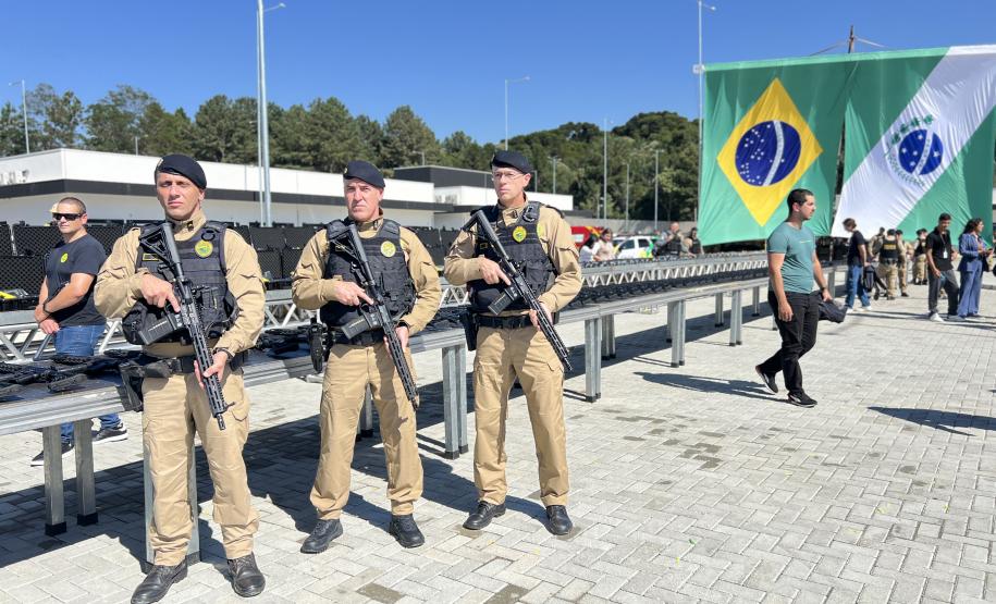 A PMPR recebeu um conjunto de investimentos voltados à modernização da estrutura operacional, ampliação da capacidade tática e fortalecimento da presença ostensiva em todo o território paranaense