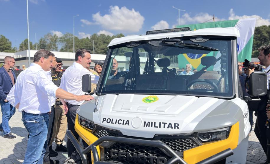 A PMPR recebeu um conjunto de investimentos voltados à modernização da estrutura operacional, ampliação da capacidade tática e fortalecimento da presença ostensiva em todo o território paranaense