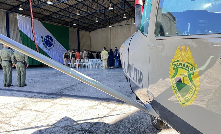 Na ocasião, o tenente-coronel Andrey Müller Iark transmitiu a função ao tenente-coronel Márcio Valim de Souza