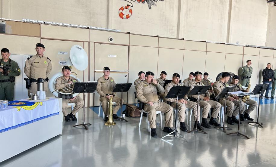 Na ocasião, o tenente-coronel Andrey Müller Iark transmitiu a função ao tenente-coronel Márcio Valim de Souza