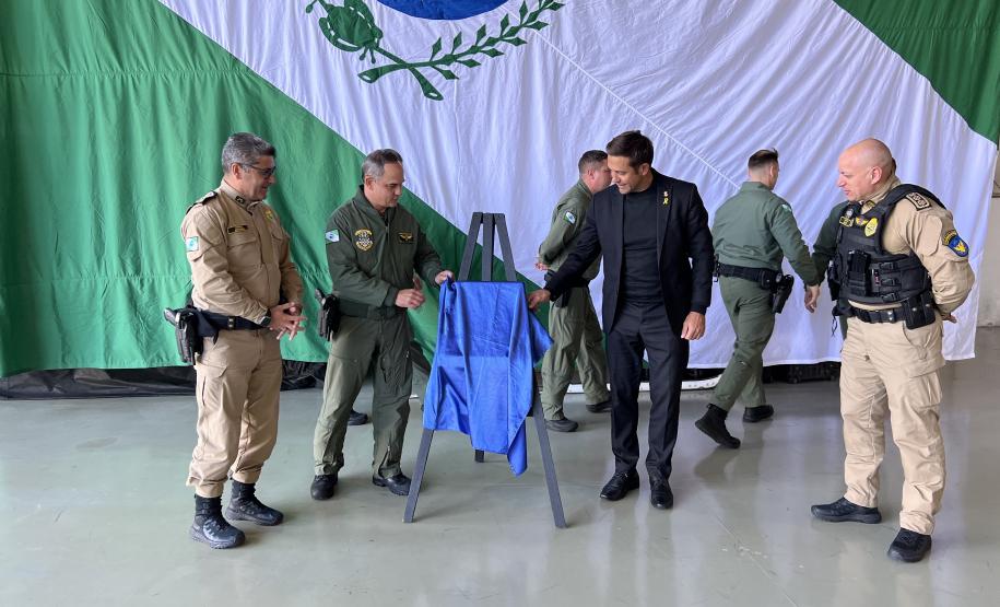Na ocasião, o tenente-coronel Andrey Müller Iark transmitiu a função ao tenente-coronel Márcio Valim de Souza