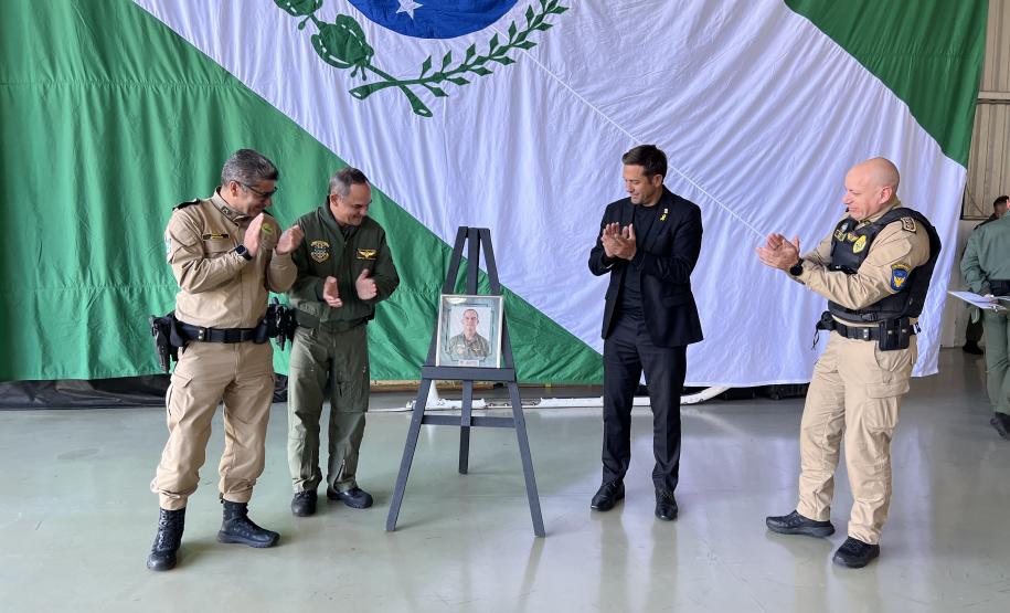 Na ocasião, o tenente-coronel Andrey Müller Iark transmitiu a função ao tenente-coronel Márcio Valim de Souza