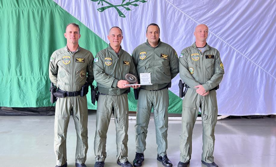 Na ocasião, o tenente-coronel Andrey Müller Iark transmitiu a função ao tenente-coronel Márcio Valim de Souza