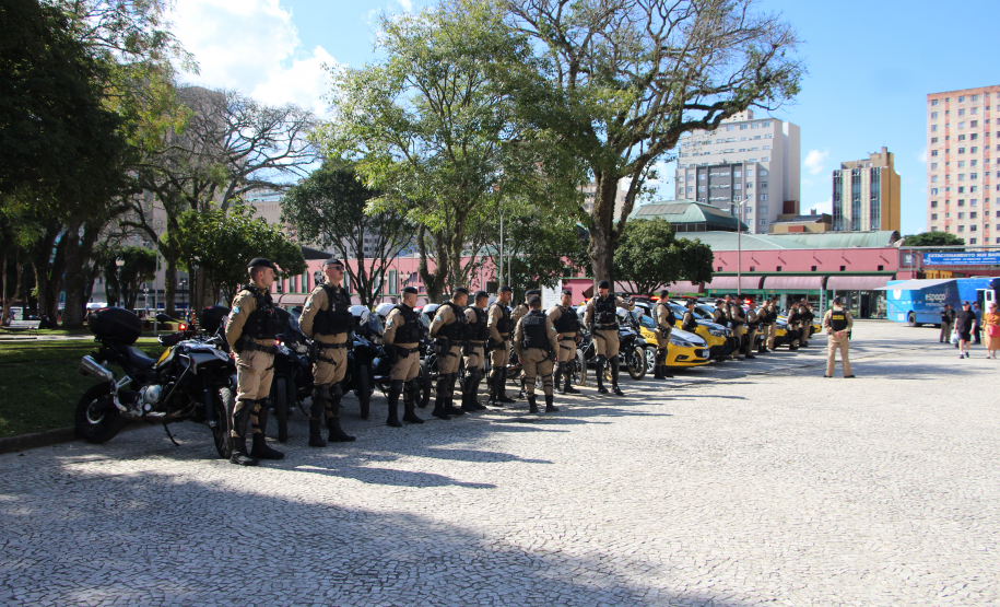 PMPR reforça operações e amplia policiamento na região central