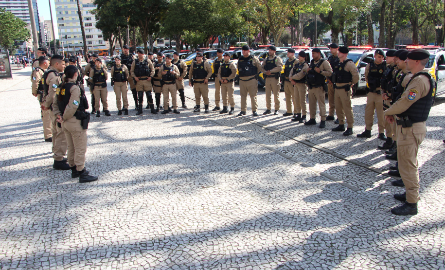 PMPR reforça operações e amplia policiamento na região central