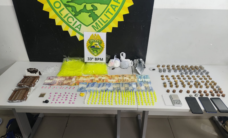PMPR apreende drogas e prende dois homens por tráfico no Centro de Curitiba