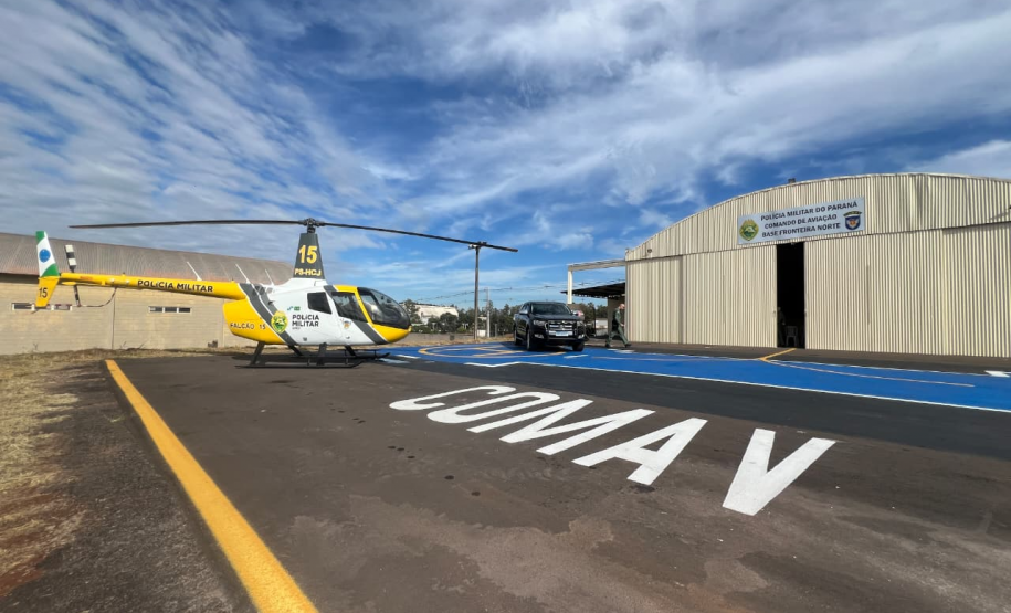 Nova base aérea da PMPR em Umuarama amplia presença policial no Noroeste e fronteira