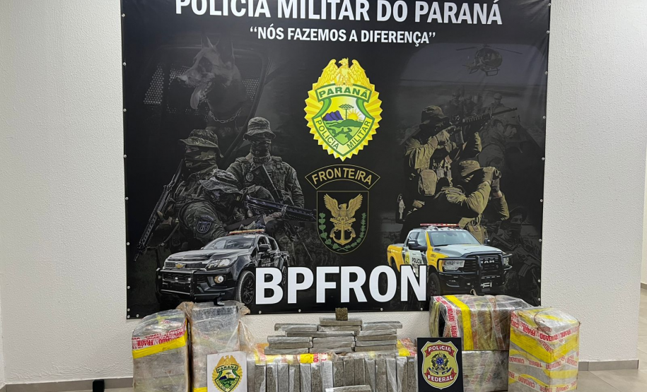 PMPR e forças integradas apreendem quase três toneladas de drogas em operações no Oeste do Estado
