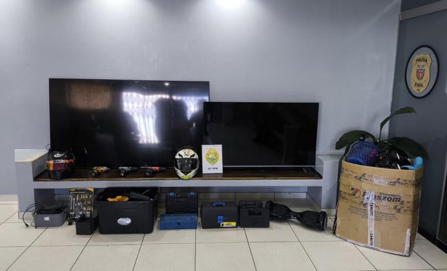 PMPR recupera objetos furtados e prende envolvido em furto qualificado em Guarapuava