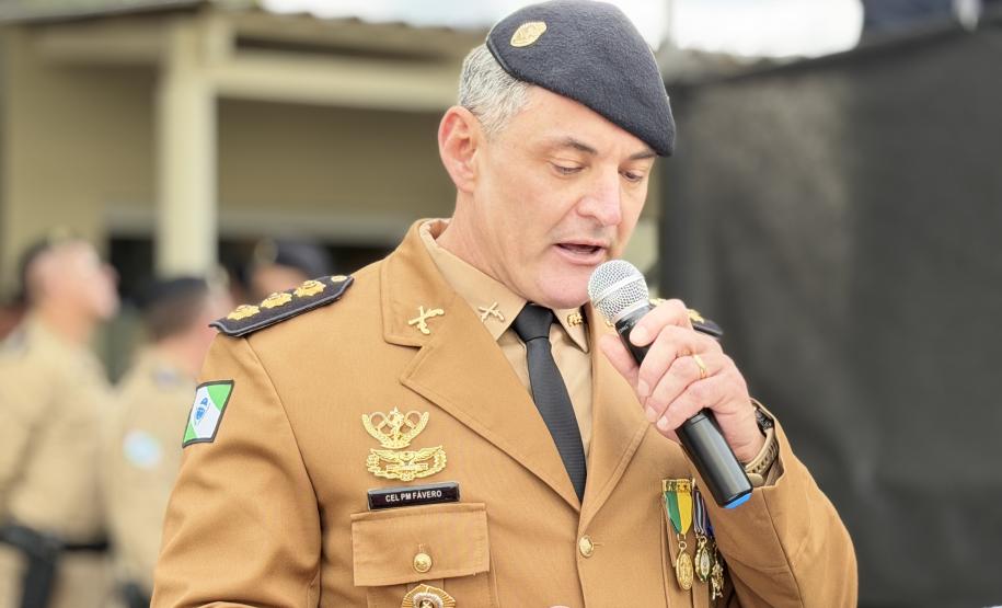 Durante a solenidade, foi ressaltada a trajetória do 20º BPM, criado em 7 de junho de 2006